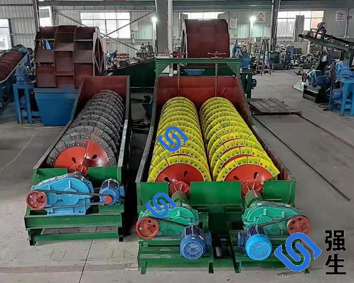 河道清淤砂石雙螺旋洗砂機